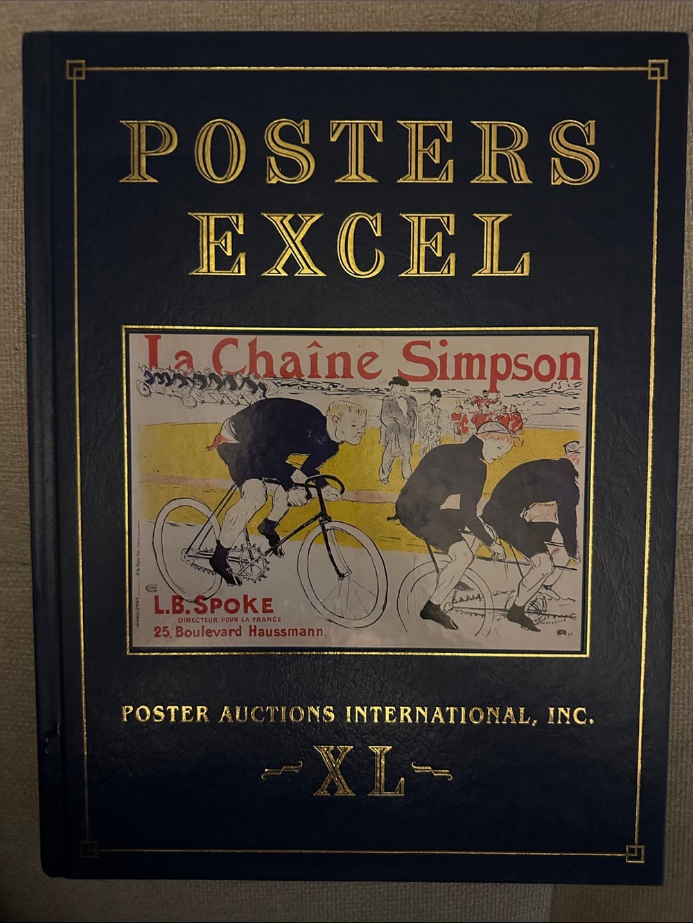 Poster Auctions International hard cover catalog for vintage poster auction
